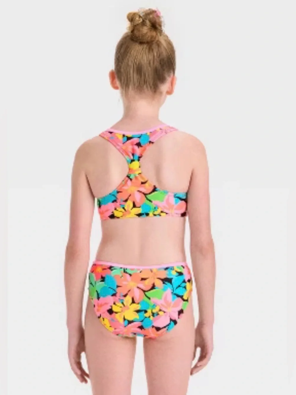 Girls' Island Vacay Floral Bikini Set Cat & Jack Size: XS (4-5) Little Girls NWT